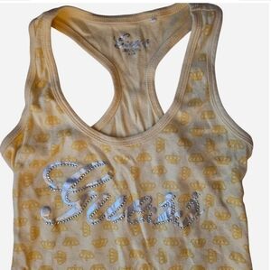 Guess yellow 2000s tank